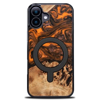Bewood unikāls korpuss iPhone 16 Plus - oranžs ar MagSafe | Unique Case for Orange with