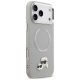 Karl Lagerfeld Karl & Choupette Pins MagSafe vāciņš iPhone 17 Pro – pelēks | Phone Case Cover