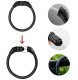 Heavy Duty Combination Bike Lock for Bicycles and Electric Scooters, Black
