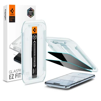 Защитное стекло Spigen для iPhone 17 Air Glas.TR Ez Fit Privacy, 2 шт.