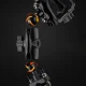Rockbros 2-3D regulējams pudeles turētājs velosipēdiem un motocikliem, melns