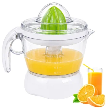 Elektriskā citrusaugļu sulu spiede 0.7L 25W, balta