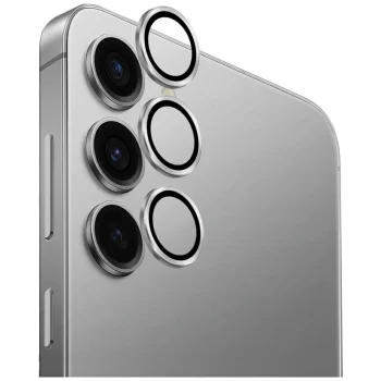 Uniq Optix alumīnija kameras lēca Samsung Galaxy S25 - sudraba | Aluminum Camera Lens Silver