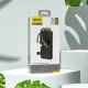 Внешний аккумулятор Dudao K11 10000mAh со встроенными кабелями, черный