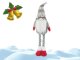 Christmas Gnome Decoration with Telescopic Legs 48-70 cm, Grey