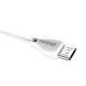 Dudao L4M Micro USB kabelis 2.4A 2m Balts