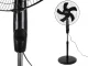 Verk Group Pedestal Fan, 40W, 40cm, Black