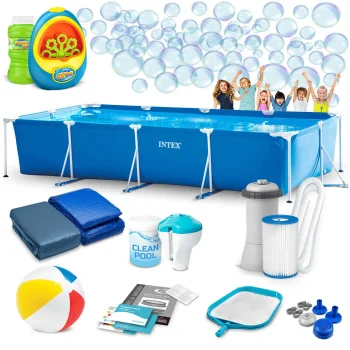 Intex 28273-M Frame Pool 450 x 220 x 84 cm with Accessories