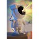 Izoxis LED zvaigžņu projektors - nakts lampa Astronauts, balts