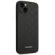 Karl Lagerfeld Saffiano Mono Metal Logo vāciņš iPhone 14 Plus, melns