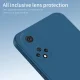 Huawei Nova 9 (NAM-AL00, NAM-LX9) / Honor 50 PINWUYO Silicone Cutouts Anti-Drop Texture Cover Case, Blue | Чехол...