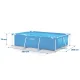 Intex 28272 Rectangular Frame Pool, 300x200x75 cm, Blue