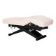 Electric SPA Beauty Bed Sillon Siesta, cream with black base