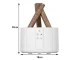 USB Air Humidifier and Aroma Diffuser with RGB Flame Effect 250ml, White