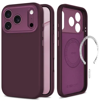 Vāciņš Tech-Protect Uniq MagSafe CC priekš iPhone 18 Pro Max / 17 Pro Max, bordo