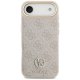 Guess 4G Strass Logo & Big Strap MagSafe vāciņš iPhone Air, Rozā