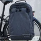 Wozinsky velosomas mugursoma 2-in-1 bagāžniekam, 40l, melna