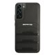 Mercedes AMG Leather Debossed Lines Case for Samsung Galaxy S22+ - Black