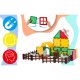 Развивающий магнитный конструктор Ферма с животными Ricokids RK-781