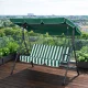 3-местные садовые качели стальные отдельностоящие MultiGarden,...