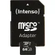 Карта памяти Intenso microSDXC 64GB UHS-I Premium с адаптером
