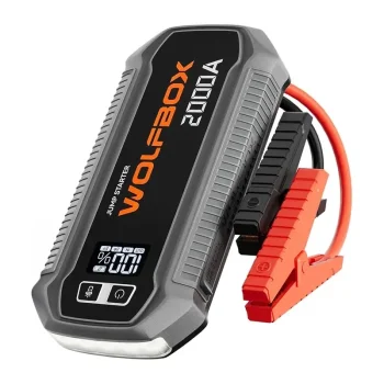 Palaidējierīce WOLFBOX MegaVolt 12, 2000 A, 12 000 mAh
