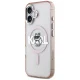 Чехол Karl Lagerfeld IML Choupette Sketch Logo MagSafe для iPhone 17, Розовый