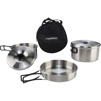 Campingaz Camping Cookware Set, 5-Piece, Stainless Steel