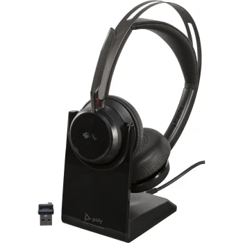 Гарнитура Plantronics Poly Voyager Focus 2 MS Stereo с подставкой USB-C/A