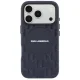 Karl Lagerfeld Monogram MagSafe Case iPhone 17 Pro Blue