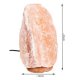 Izoxis 00022722 Sāls lampa un jonizators 3-5 kg, oranža