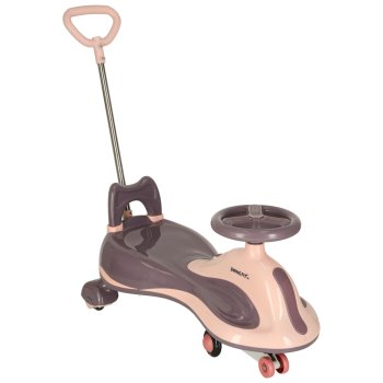 Swing FIX S2 Gravity Ride-On Swing Car with LED Wheels and Handle, up to 100kg, Purple