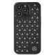 Mercedes iPhone 13 / 13 Pro Case Silver Stars Pattern, Black