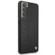 Чехол BMW для Samsung Galaxy S21+ Signature Logo Imprint, черный