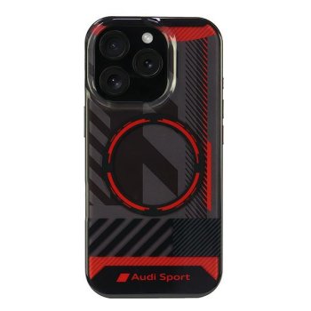 Audi IML Sport MagSafe vāciņš Apple iPhone 16 Pro, melns