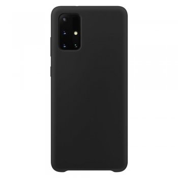 Samsung Galaxy A71 (SM-A715F) Soft Flexible Silicone Cover Case, Black | Telefona maciņš vāciņš