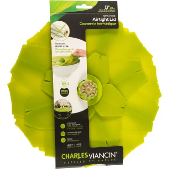 Silikona vāks Charles Viancin ARTICHOCKE 28 cm, zaļš