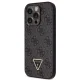 Guess iPhone 14 Pro vāciņš Crossbody 4G Metal Logo, melns
