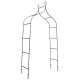 Plonos dārza pergola - arka, 265 cm, tumši zaļa