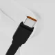 Внешний аккумулятор Dudao K32 10000 mAh 22.5W с кабелями USB-C/Lightning, черный