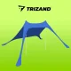 Большой пляжный тент-навес Trizand 20982 с защитой UV50+, синий