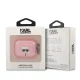 Karl Lagerfeld AirPods 3 чехол Karl\'s Head Glitter, розовый