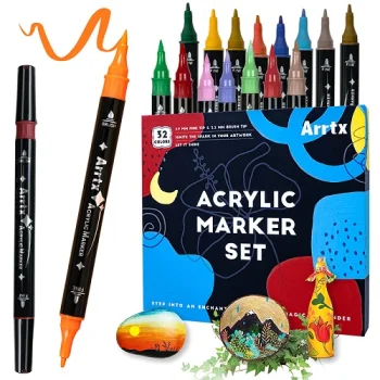 Akrilas marķieri ARRTX, 32 krāsas