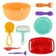 Набор для лепки с пластилином и машинкой для лапши