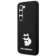 Karl Lagerfeld Samsung Galaxy S24 Plus Case Silicone NFT Choupette, Black