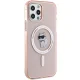 Чехол Karl Lagerfeld для iPhone 12 / 12 Pro IML Choupette MagSafe, розовый
