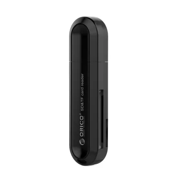 Orico CRS21 USB 3.0 SD and microSD Memory Card Reader, Black