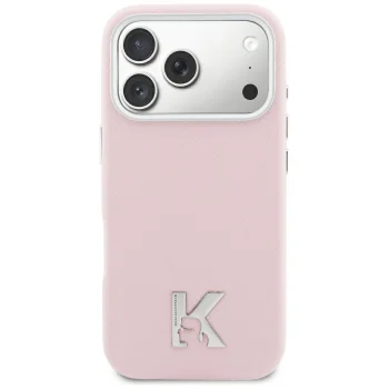 Karl Lagerfeld Karl Head Logo MagSafe vāciņš iPhone 17, Rozā
