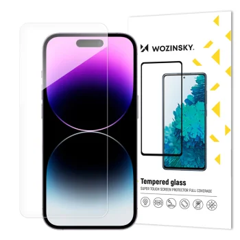 Wozinsky rūdīts aizsargstikls iPhone 16 Pro / 17 / 17 Pro / 18 Pro, 9H cietība