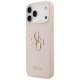 Guess Grained Big 4G & Classic Logo vāciņš iPhone 17 Pro Max, rozā